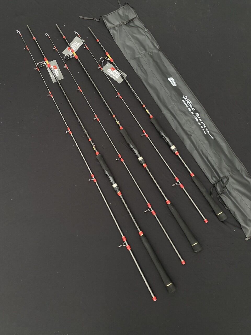 Cần câu lure bạo lực Abu Garcia Red Black mẫu mới nhất