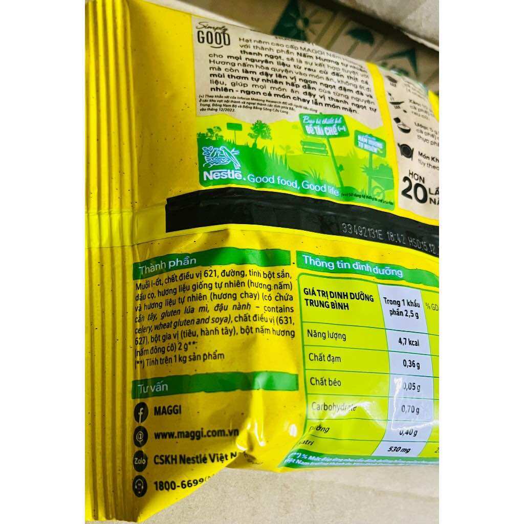 Hạt nêm chay nấm hương Maggi gói (450g)
