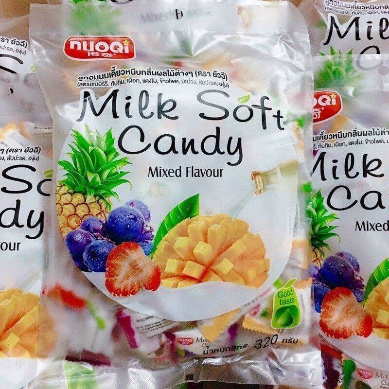 Kẹo dẻo Thái Lan 320g date mới nhất