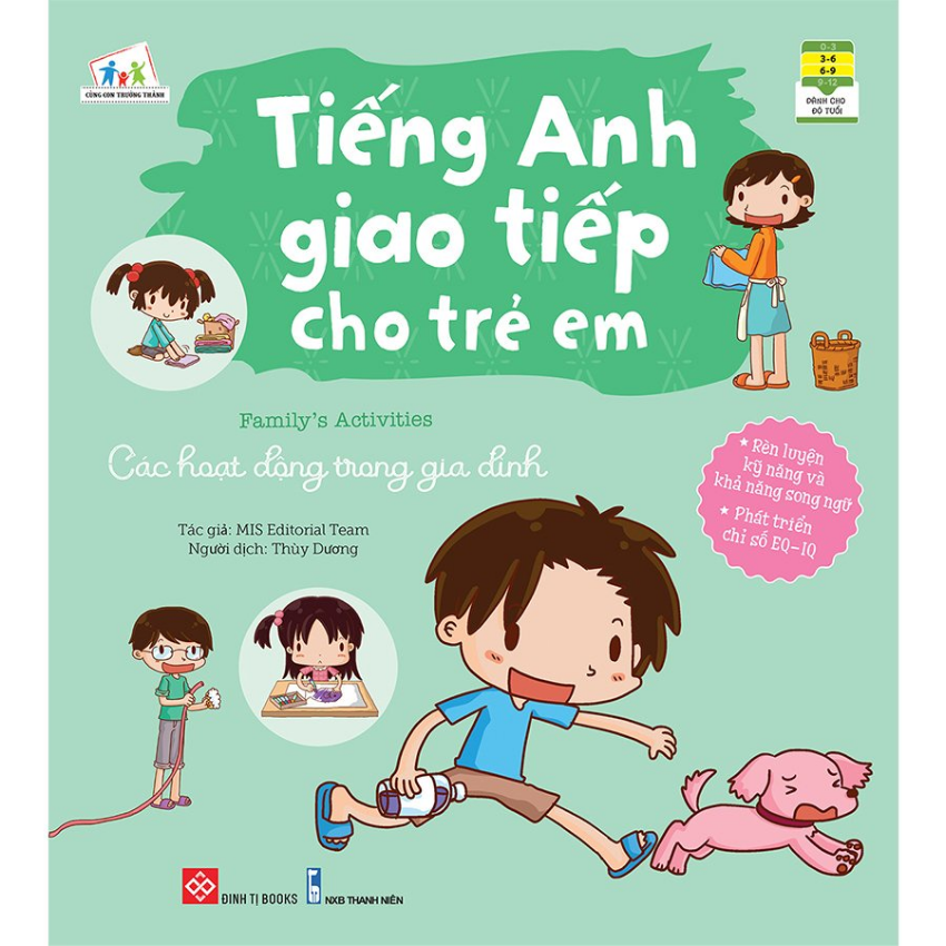 Sách - Combo 3 cuốn: Tiếng Anh giao tiếp cho trẻ em