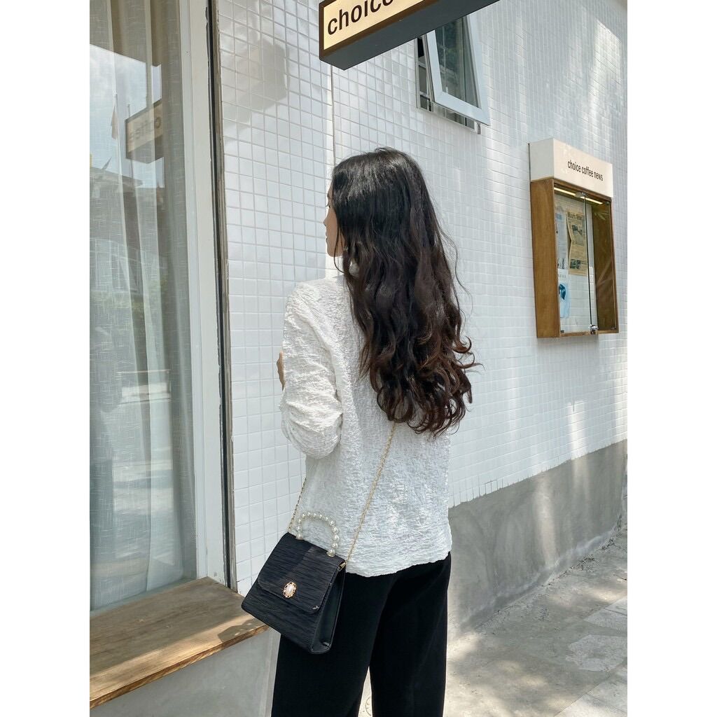 YU CHERRY | Áo nữ Pattern Spandex Shirt YA378