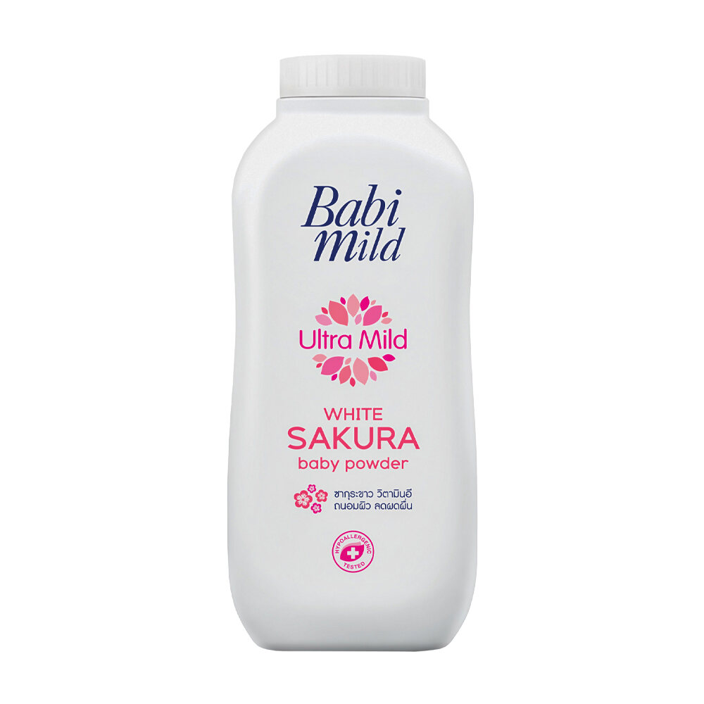 Cam kết chính hãng Phấn thơm trẻ em Sakura Babi Mild Chai 180g