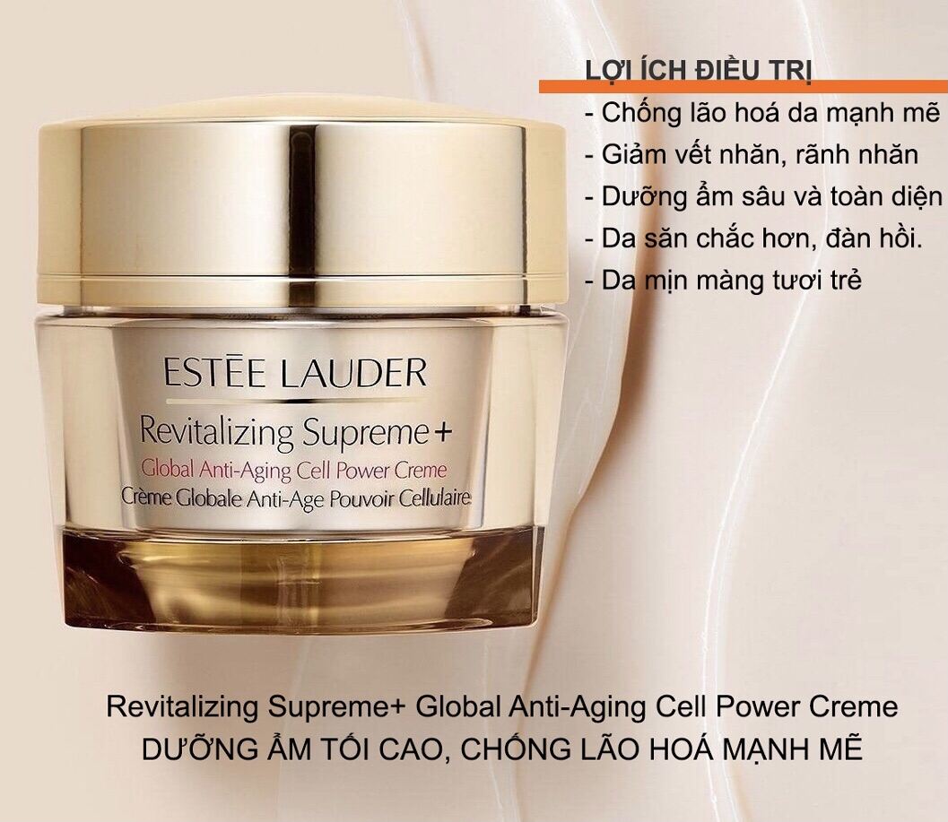 Kem Dưỡng Ẩm Chống Lão Hóa Săn Chắc Estee Lauder Revitalizing Supreme+ Global Anti - Aging Cell Fower Creme 50Ml