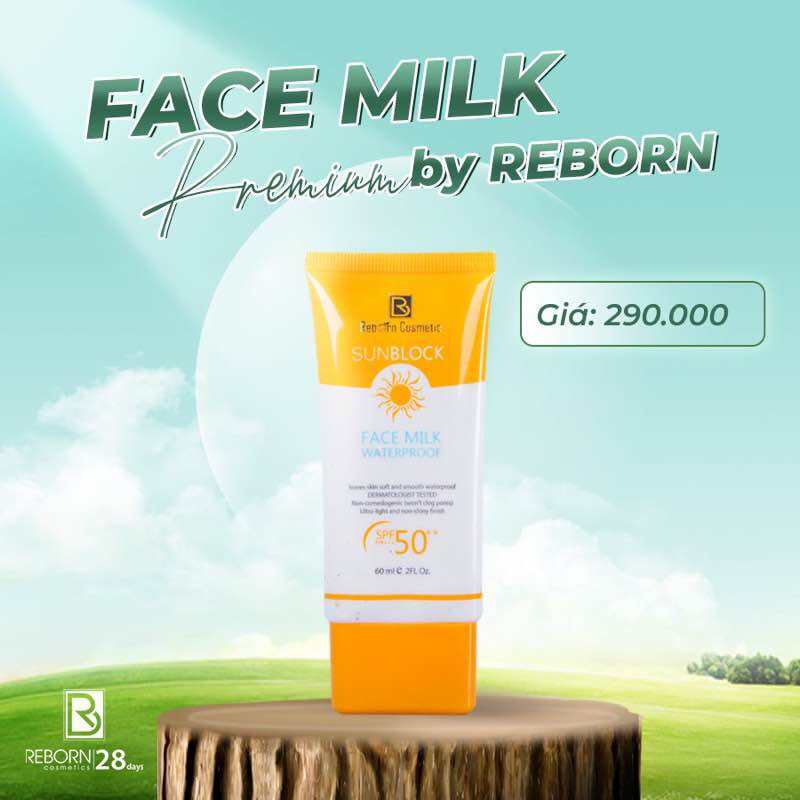 [ Chính Hãng ] Kem chống nắng - sunblock REBORN 60ml