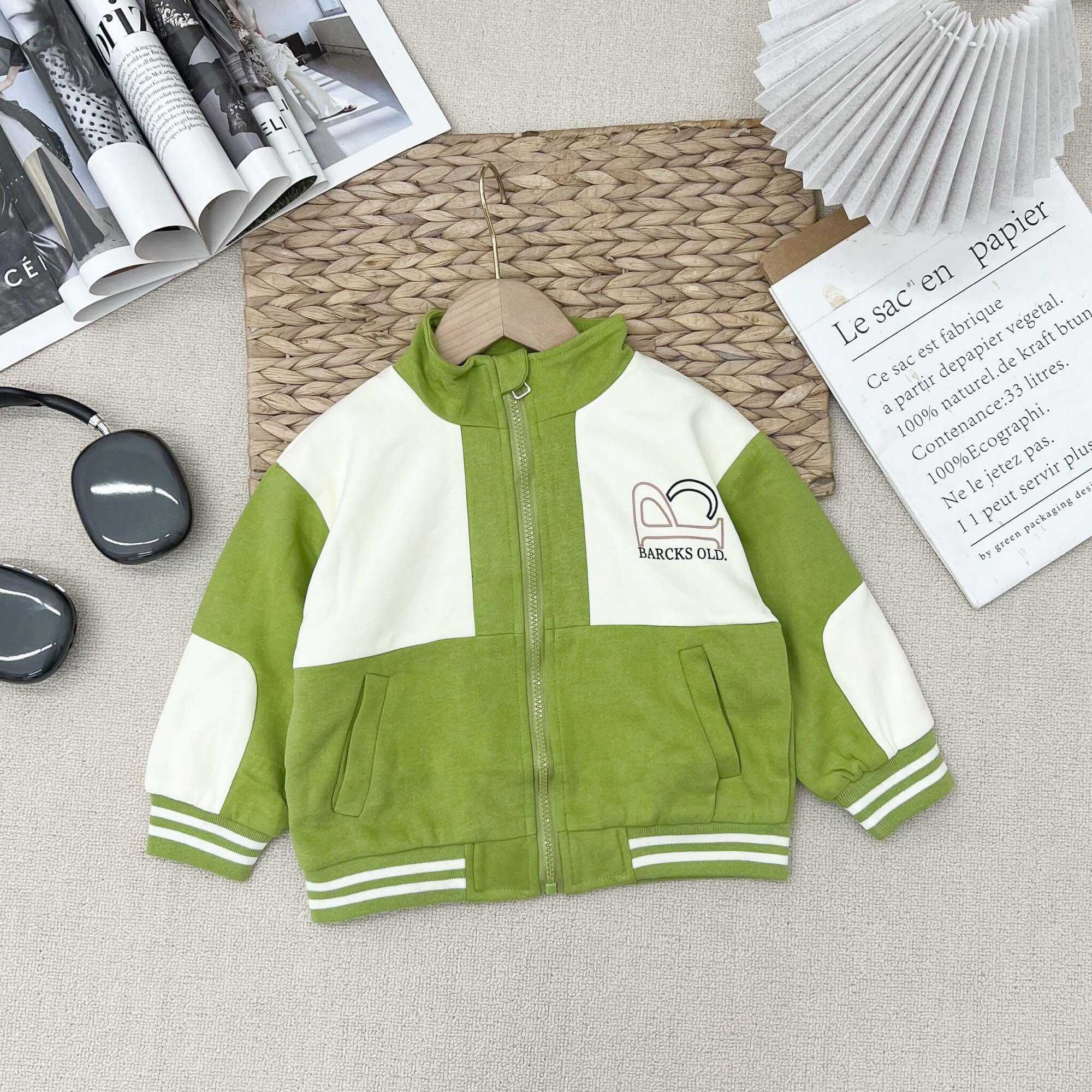 Áo Khoác Nỉ Bomber Quảng Châu Bé Trai [_22-42kg_]