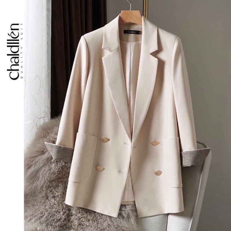 Áo vest 2 lớp tay lật cúc