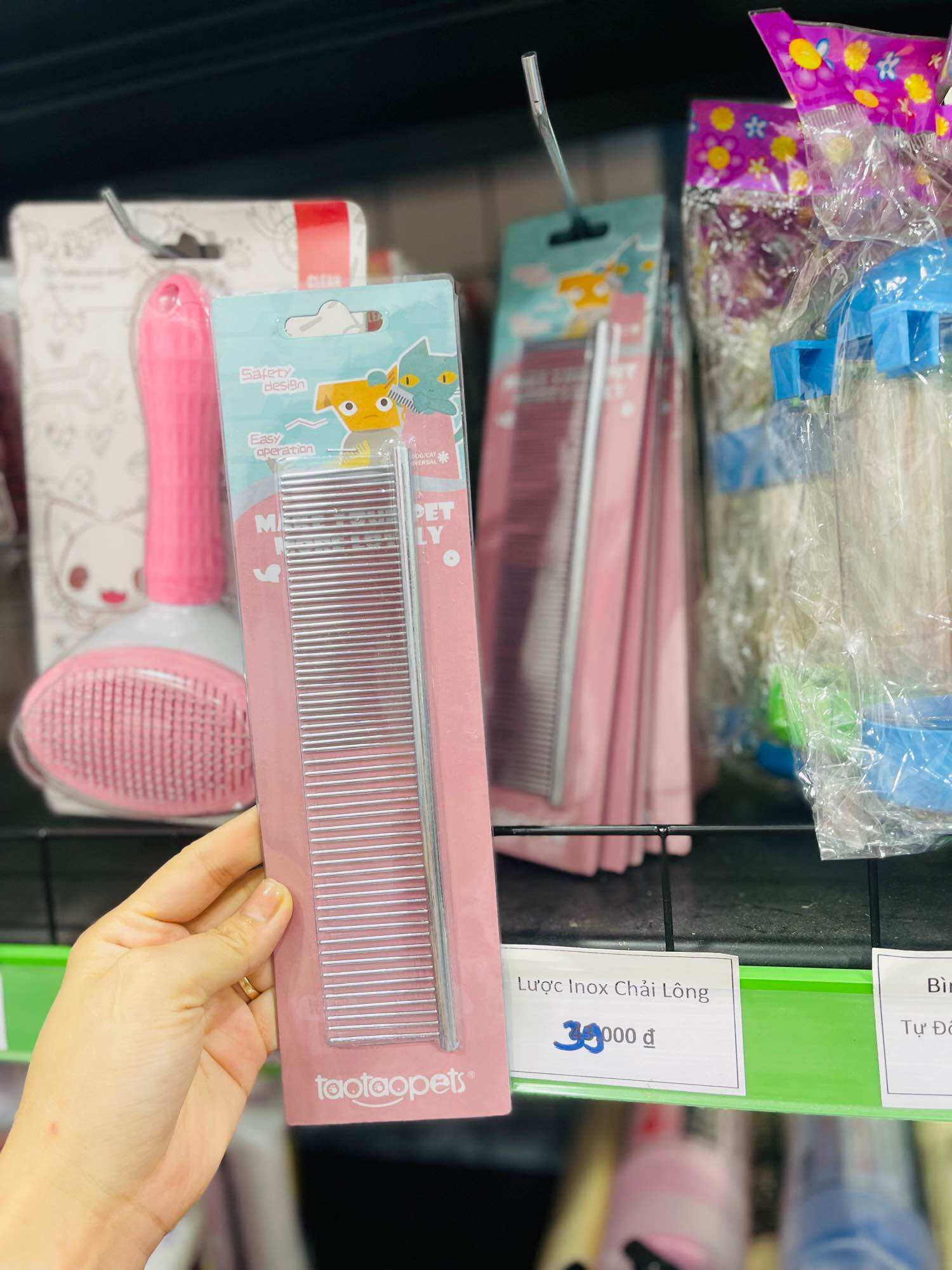 Lược Inox Chải Lông Chó Mèo