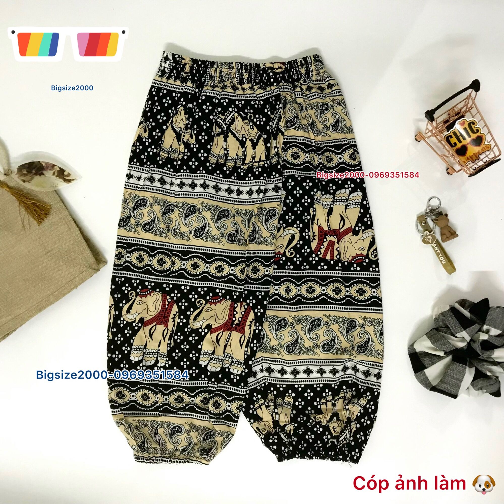 Quần ngố lanh bo gấu có túi