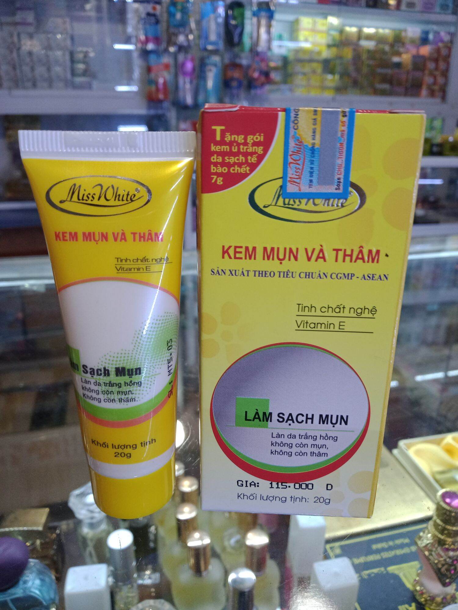 [HCM]Kem Mụn và Thâm Miss white 20g