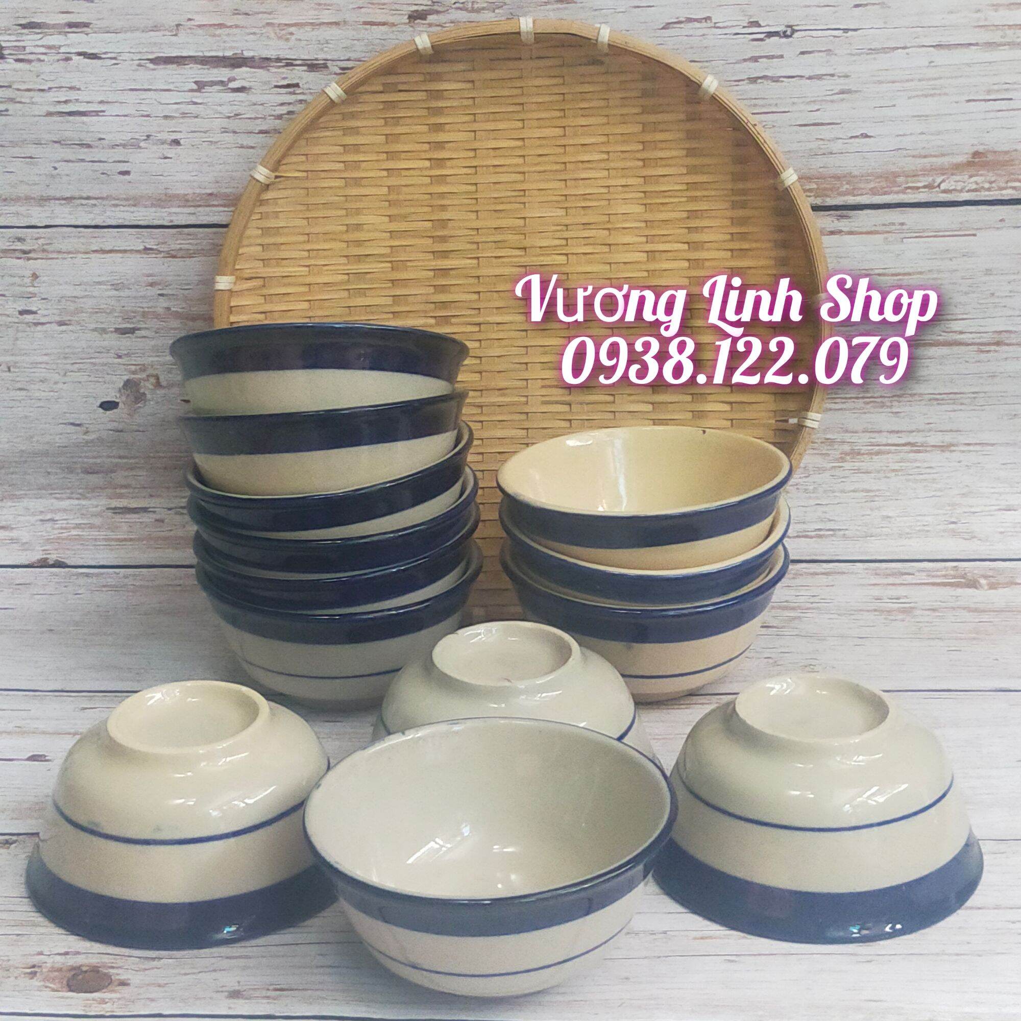 Combo 5c -10c chén cơm đất nung cao cấp