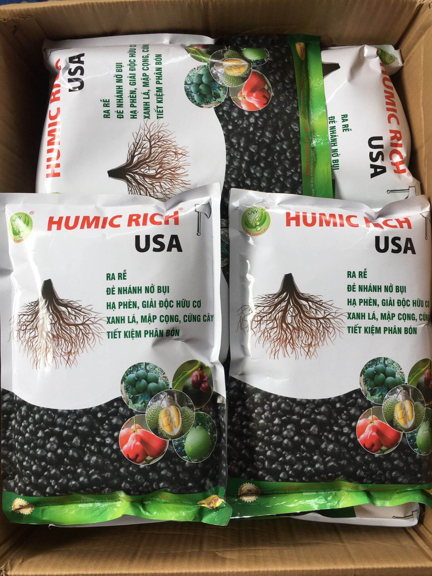 Phân bón Humic Rich cao cấp - gói 1kg