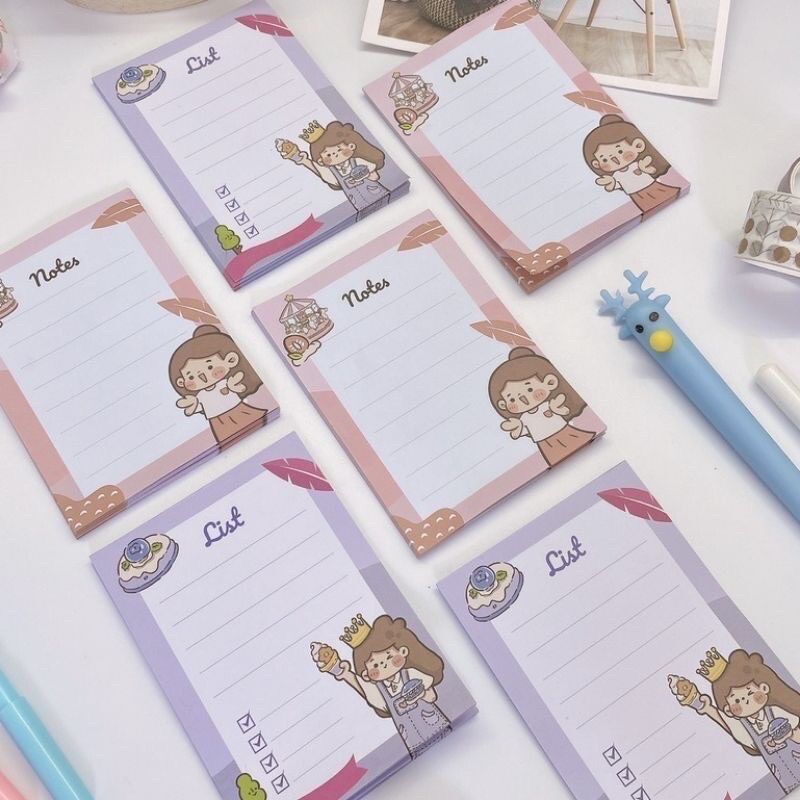 Giấy note 30 trang dễ thương