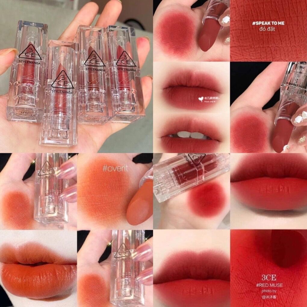 Son Thỏi 3CE Soft Matte Lipstick Clear Layer Edition