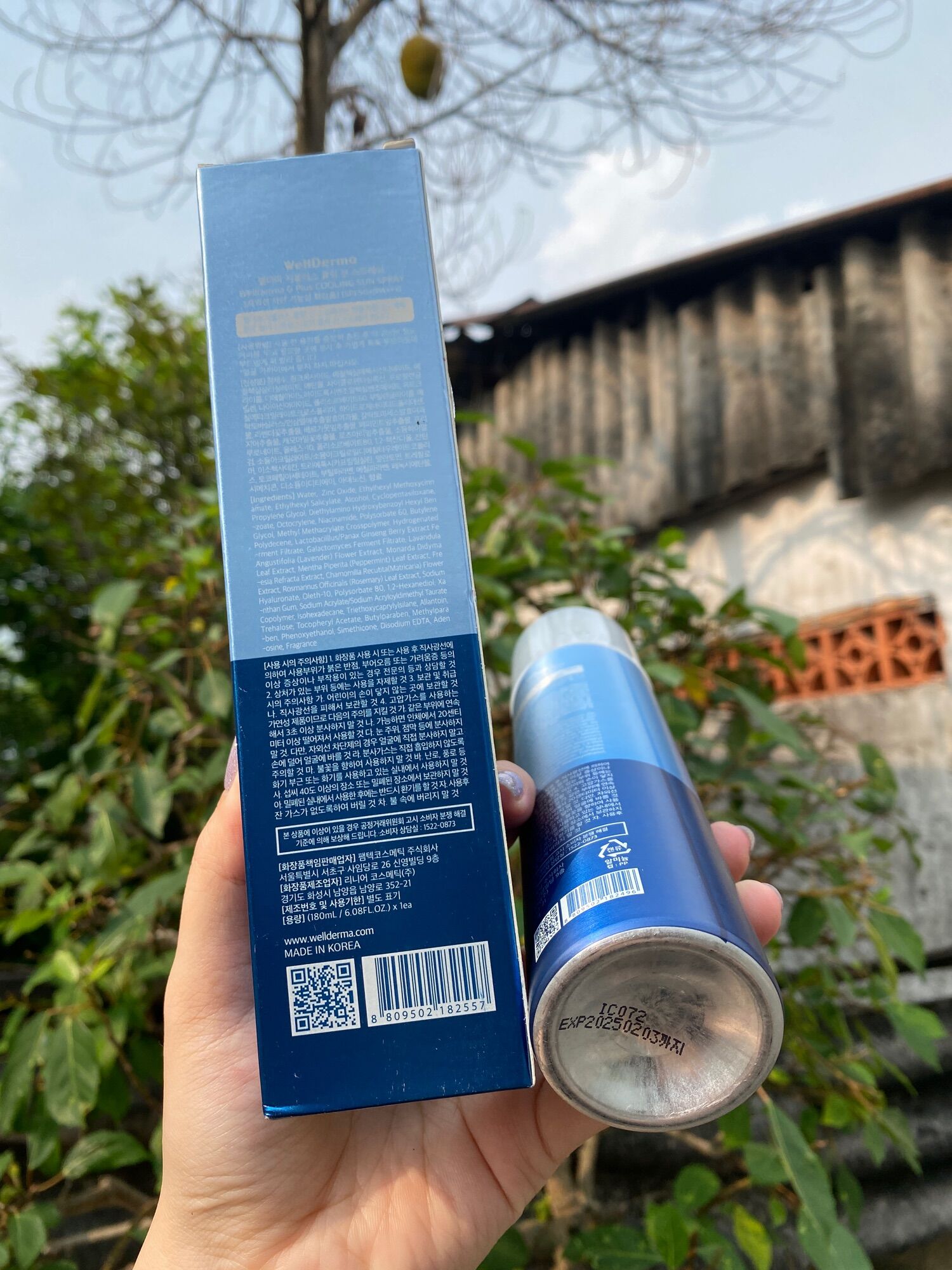 XỊT CHỐNG NẮNG TOÀN THÂN WELLDERMA