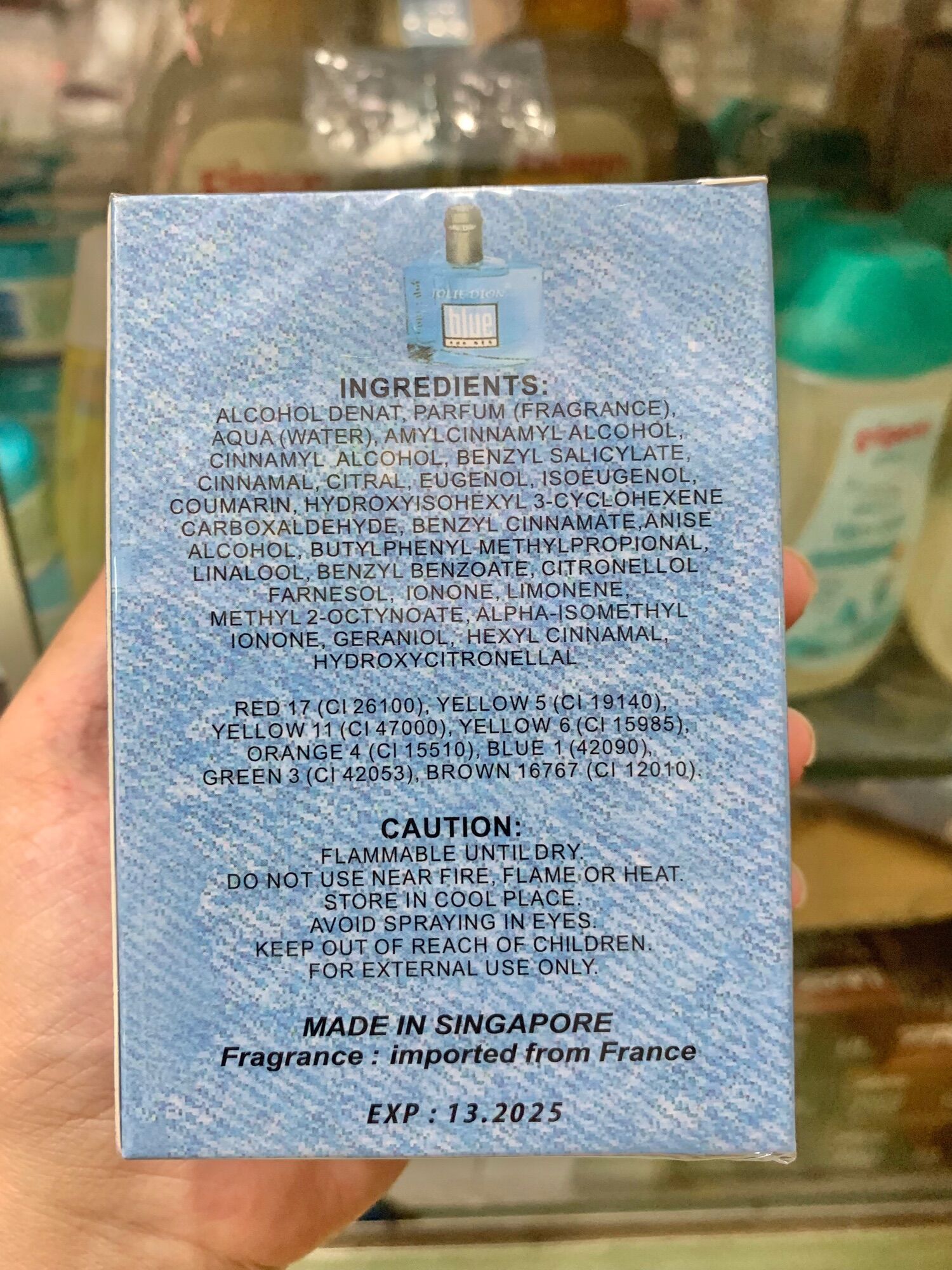 Nước hoa blue nam chai 60ml