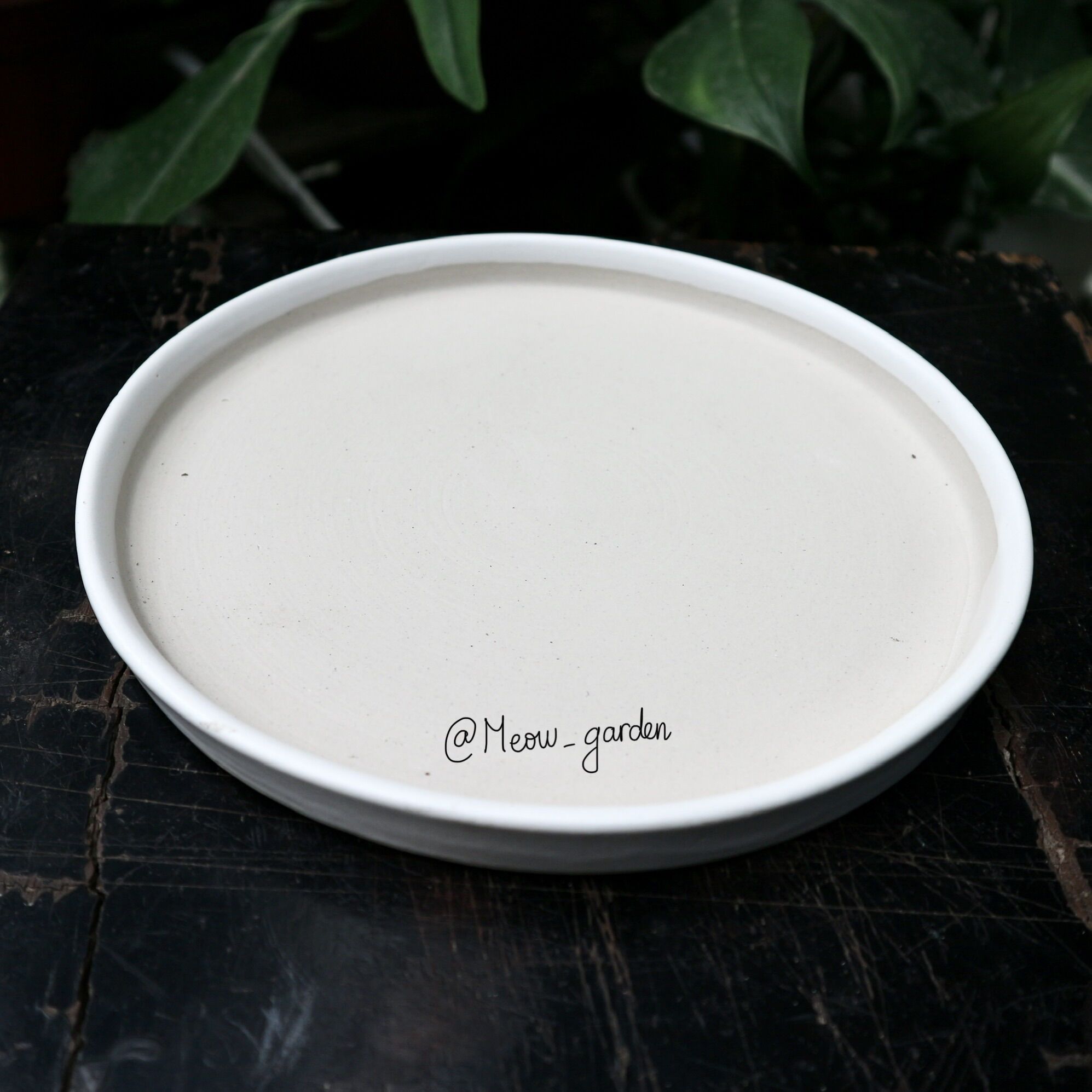 Dĩa lót chậu tráng men nhiều size