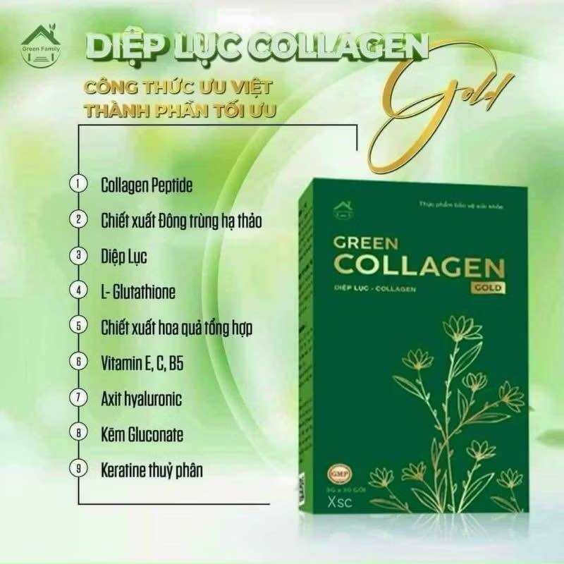 Diệp lục collagen nguyên mã