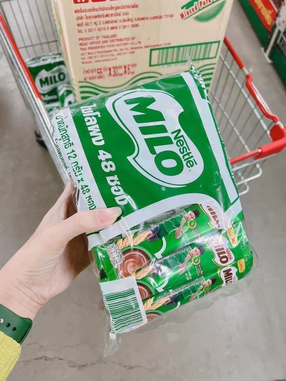 Bịch 48 gói milo thái lan