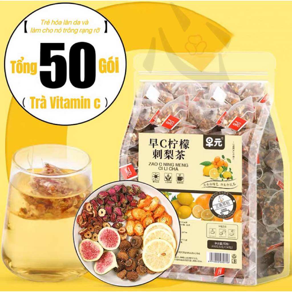 Trà vitamin c/ trà hoa quả/ trà lê gai/ trà sáng da
