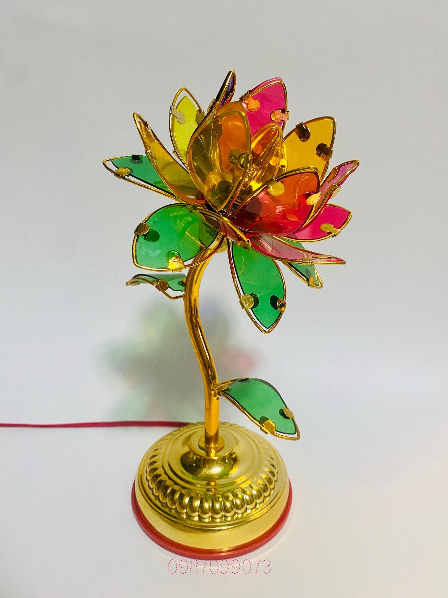 Đèn Hoa Sen Màu Một Ngọn ( một cái)