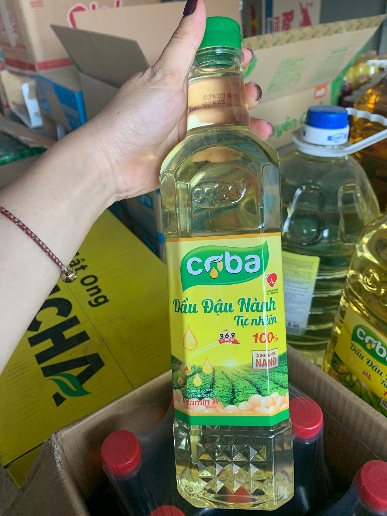 Dầu đậu nành coba 1L