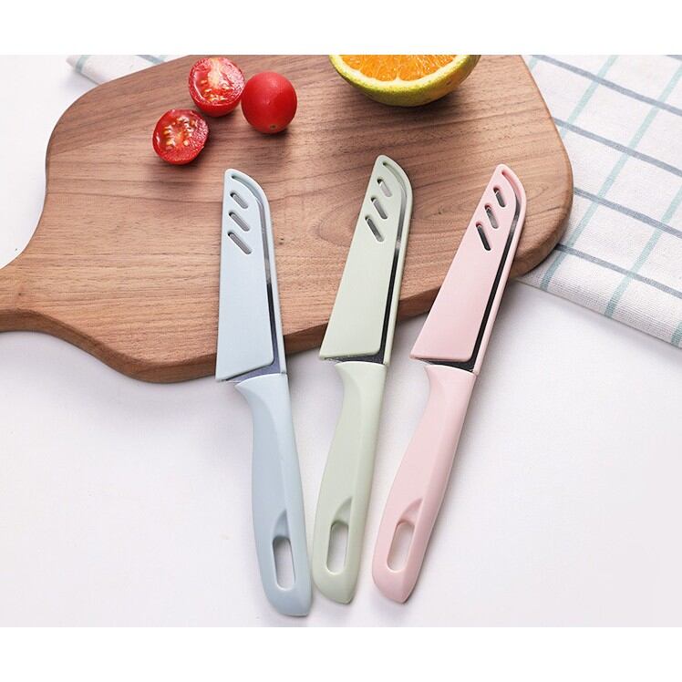 Dao gọt trái cây có nắp an toàn