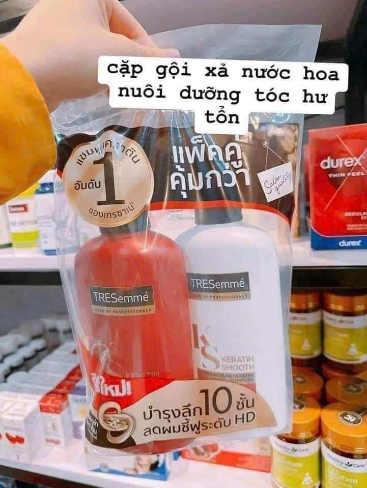 Cặp dầu gội xã TRESemmé thái lan 450ml - cuahnagthienduc