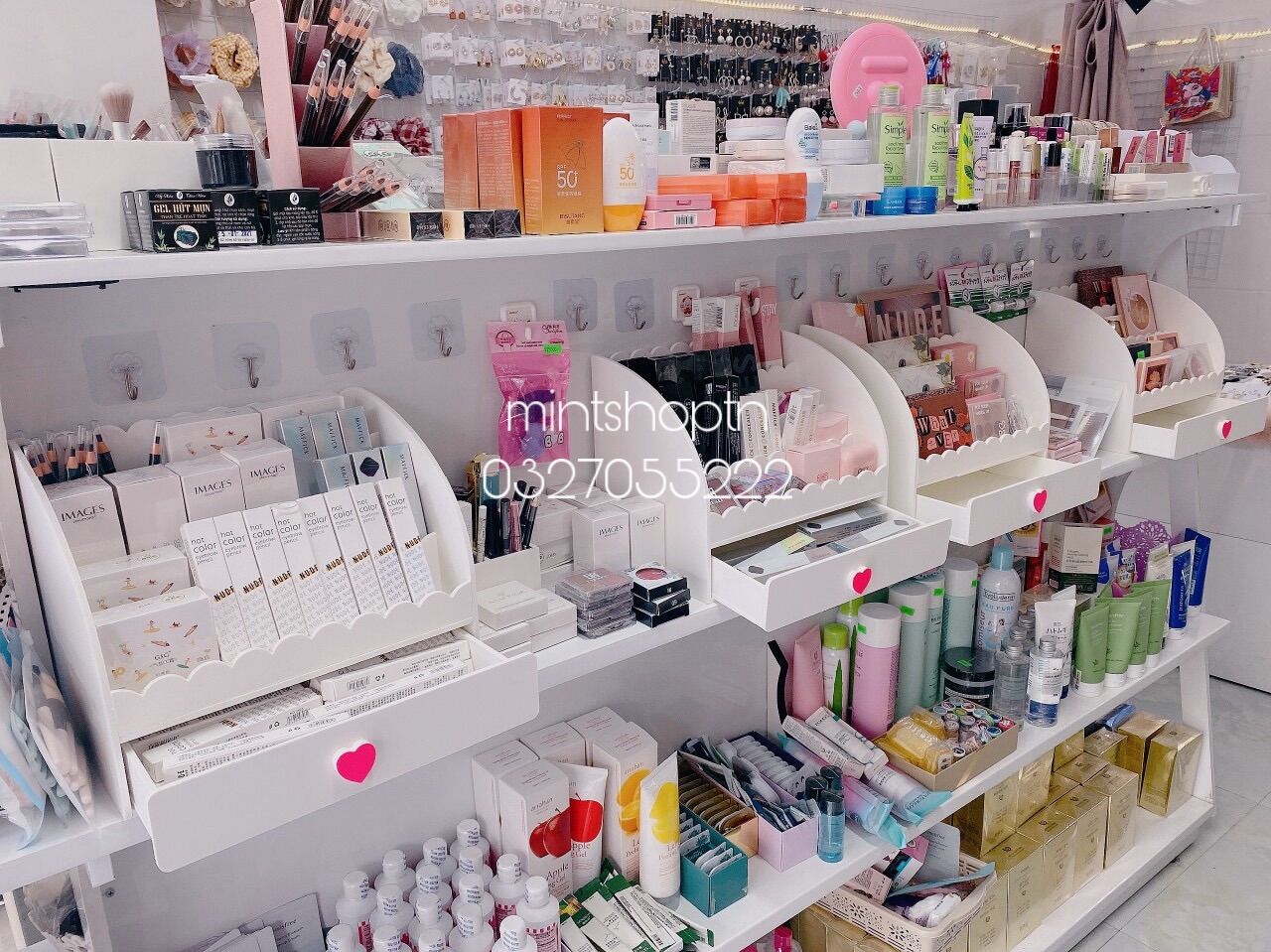 kệ đựng sơn móng tay kệ đồ nail đựng mỹ phẩm