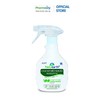 Cồn Xịt Diệt Khuẩn Natuearth Plus 410ml