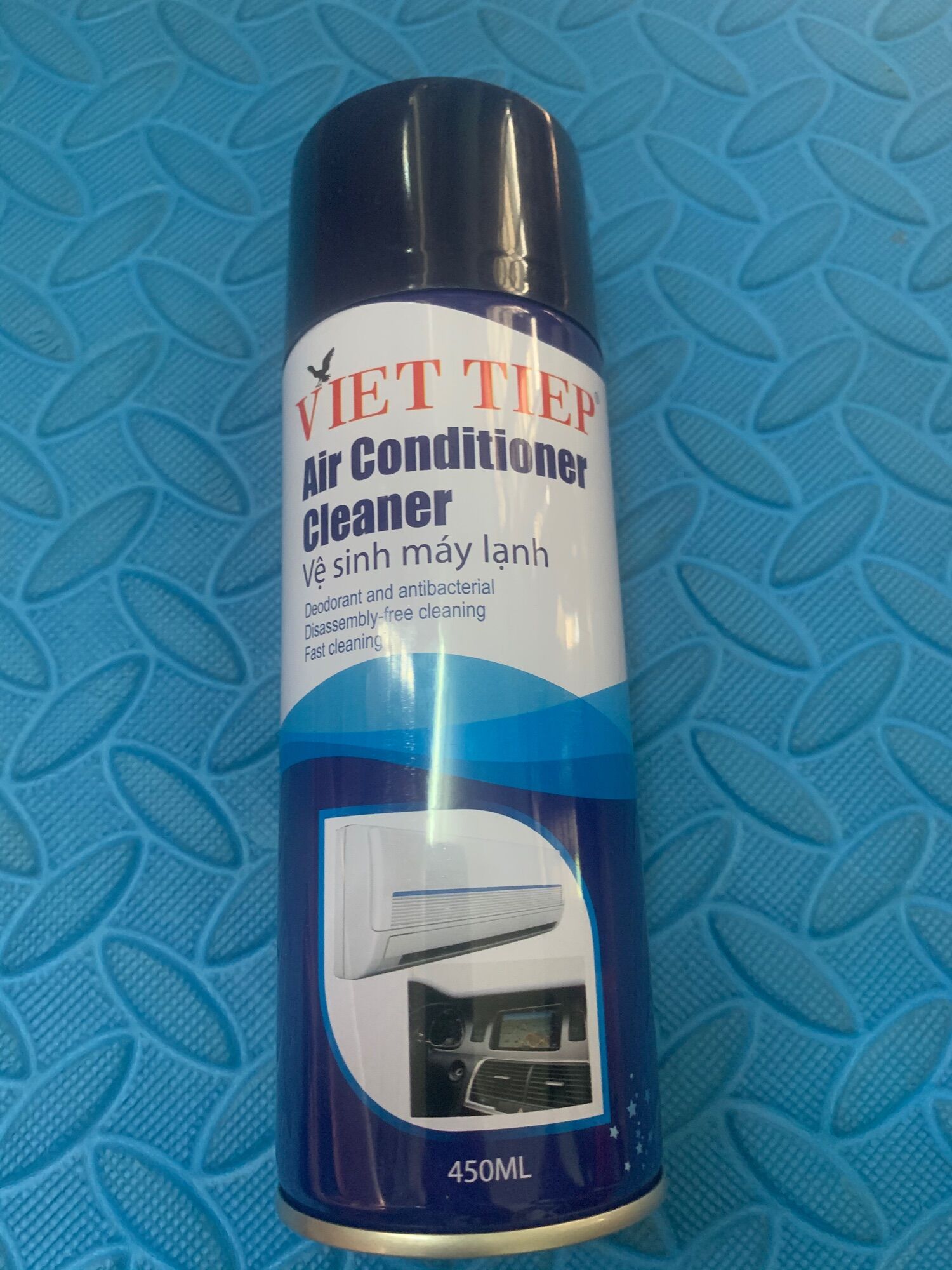 Chai xịt vệ sinh máy lạnh điều hòa viet tiep 450ml- thương hiệu viet tiep