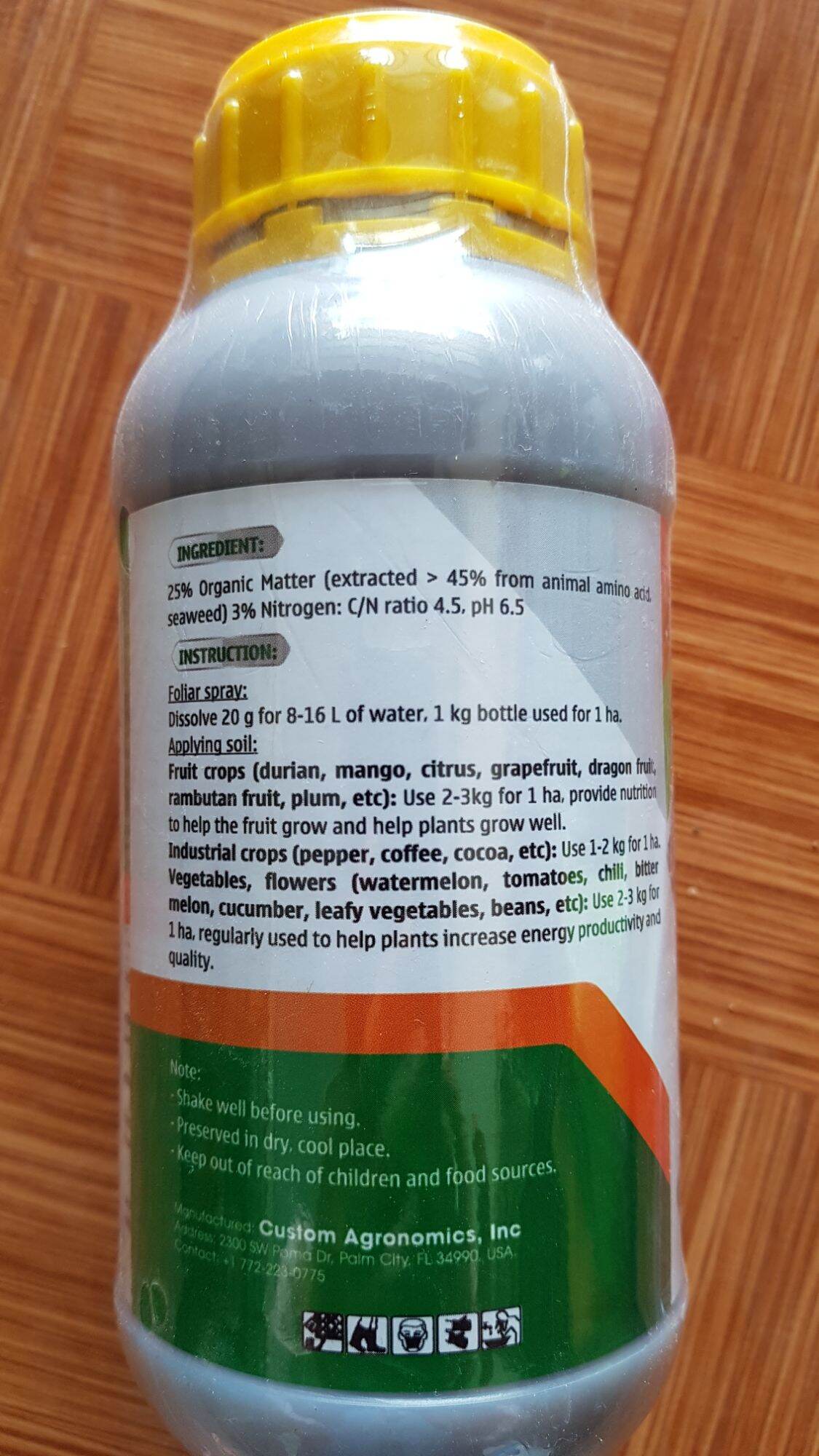 Phân bón hữu cơ Nutri Pro Amino 4500 giúp mập bông, tái tạo rễ dùng cho sầu riêng