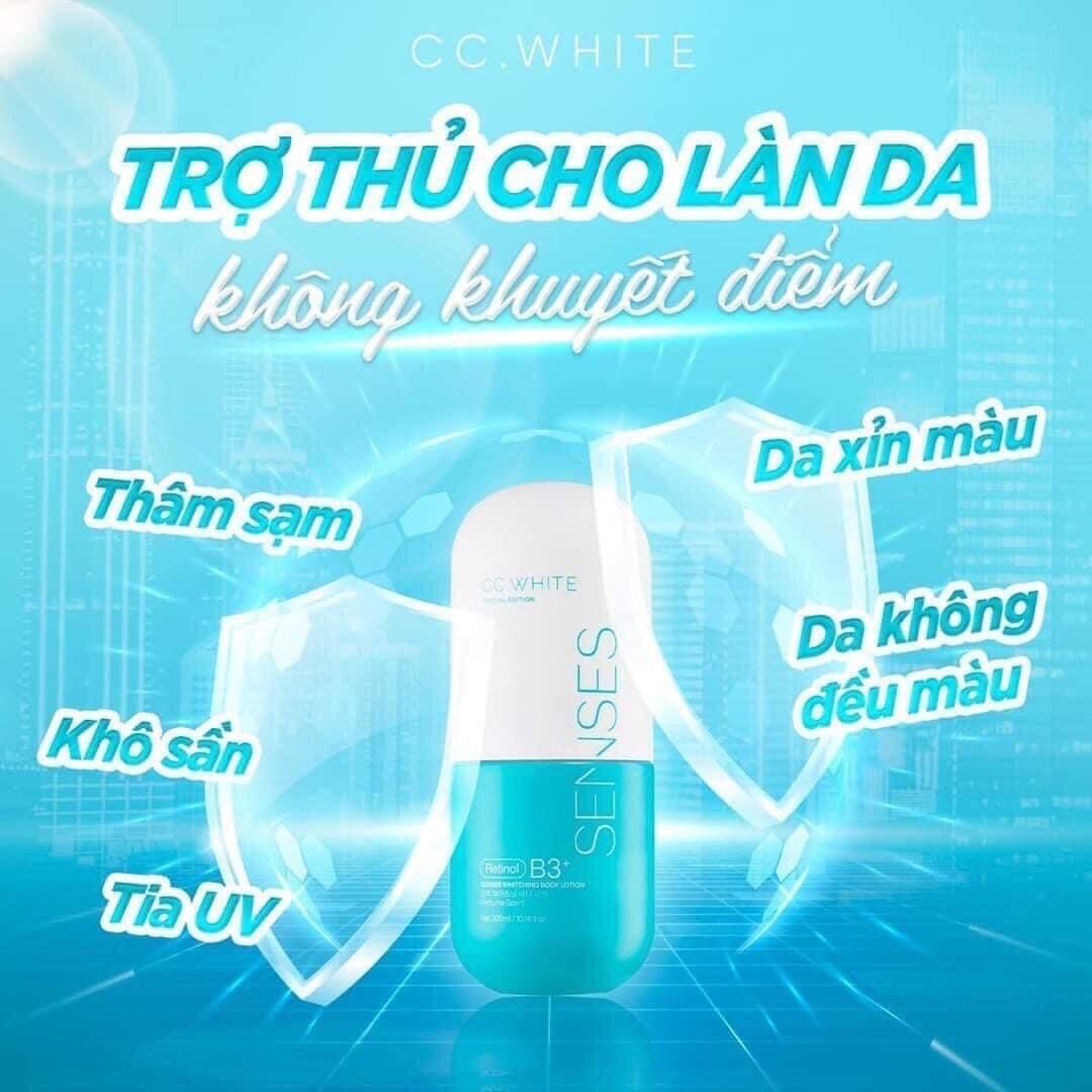 Body cấy trắng senses - mỹ phẩm cc white chính hãng - cấy trắng body senses