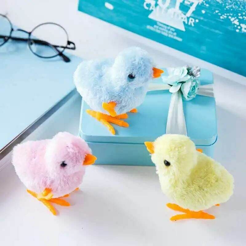 Đồ chơi gà con vặn cót biết nhảy cho bé