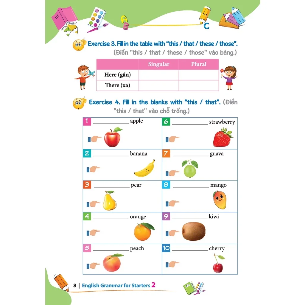 English Grammar for Starters 1+2