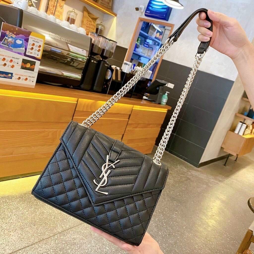 Túi xích bạc size 25 xả kho chất đẹp(k hộp)