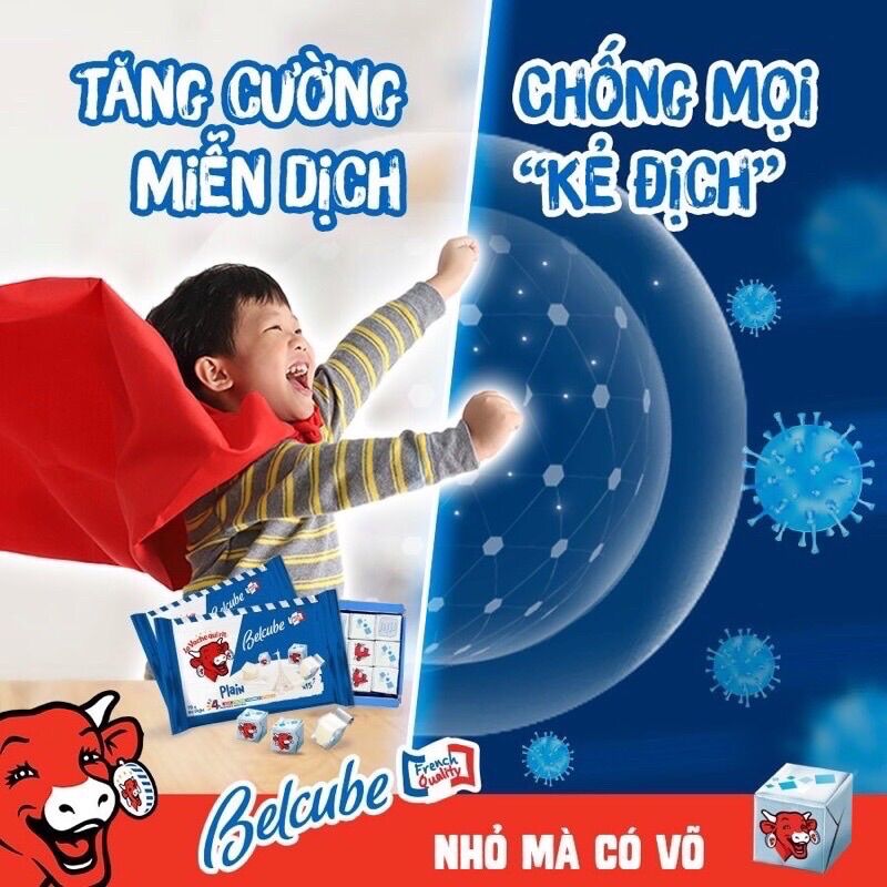 Bịch phô mai con bò cười Belcube 125g ( 24 viên )