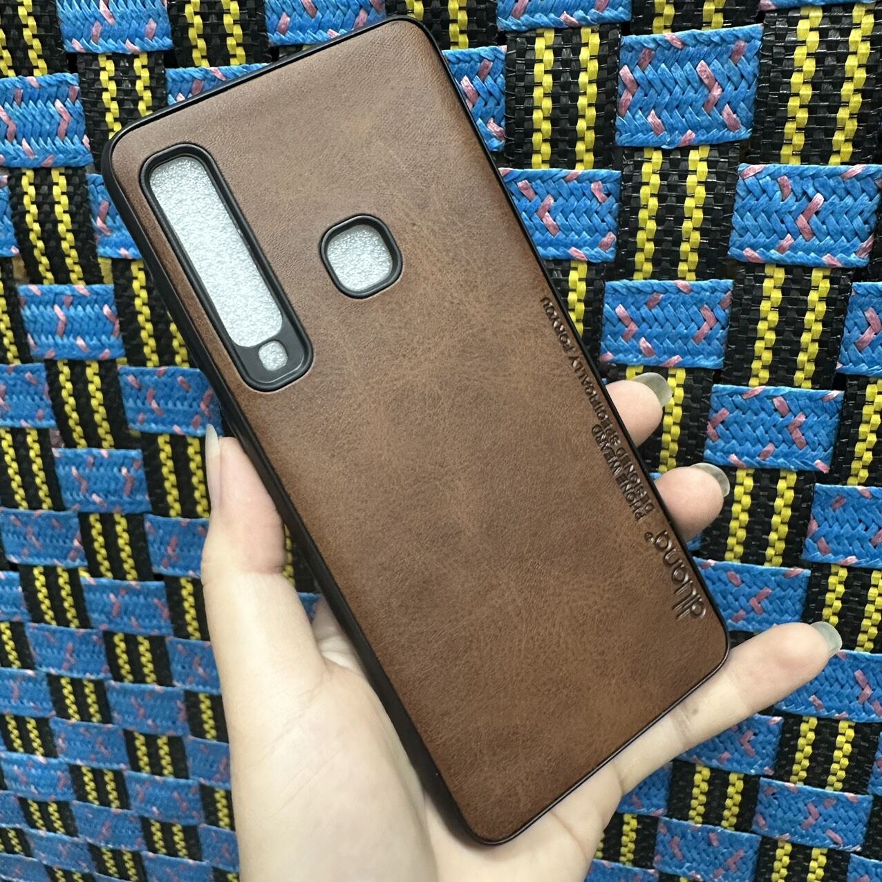 Case ốp lưng Samsung A9 2018 dẻo kiểu da mềm mịn ôm máy