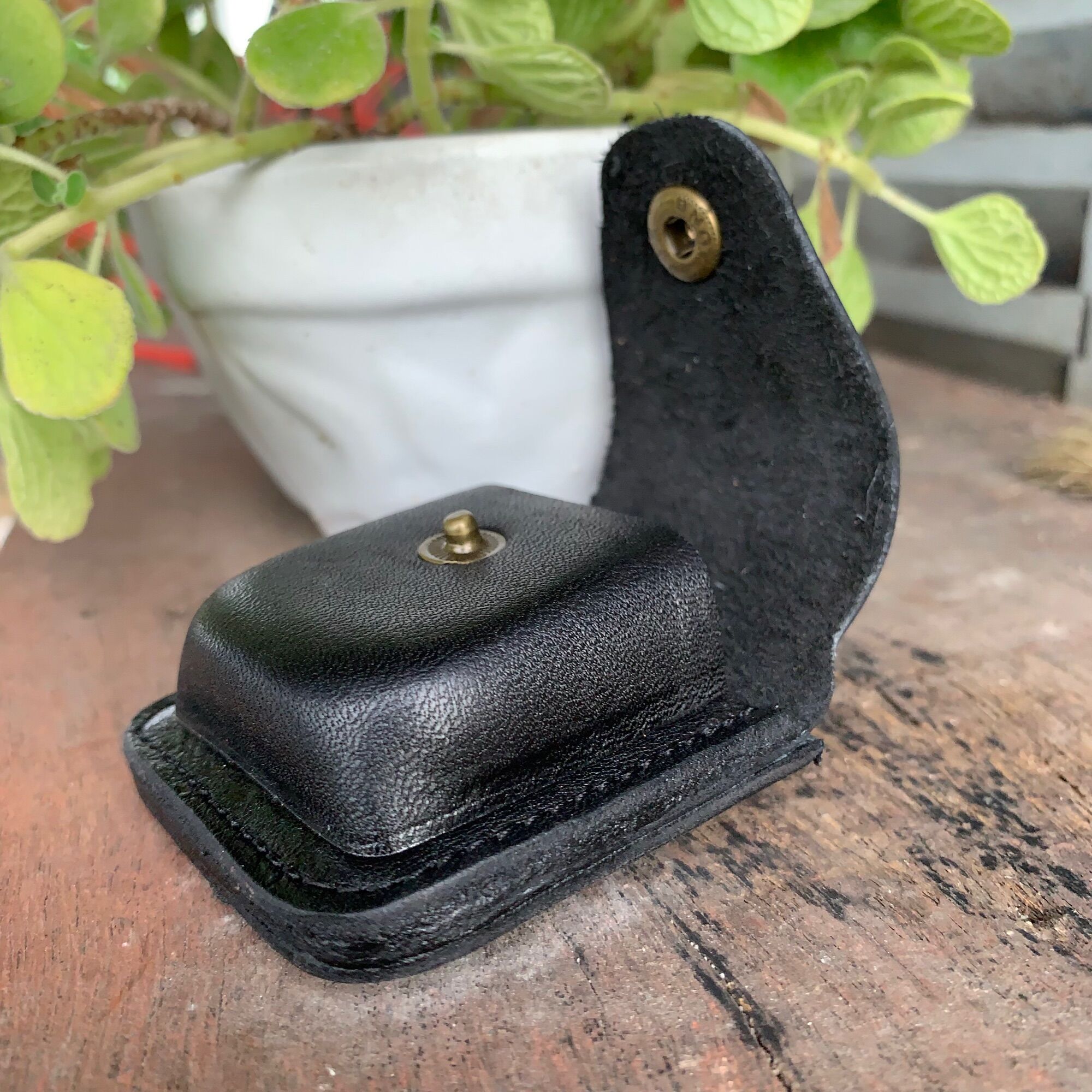 [HCM]Bao Da Đựng Bật Lửa Zippo Đeo Lưng | TRAN LEATHER