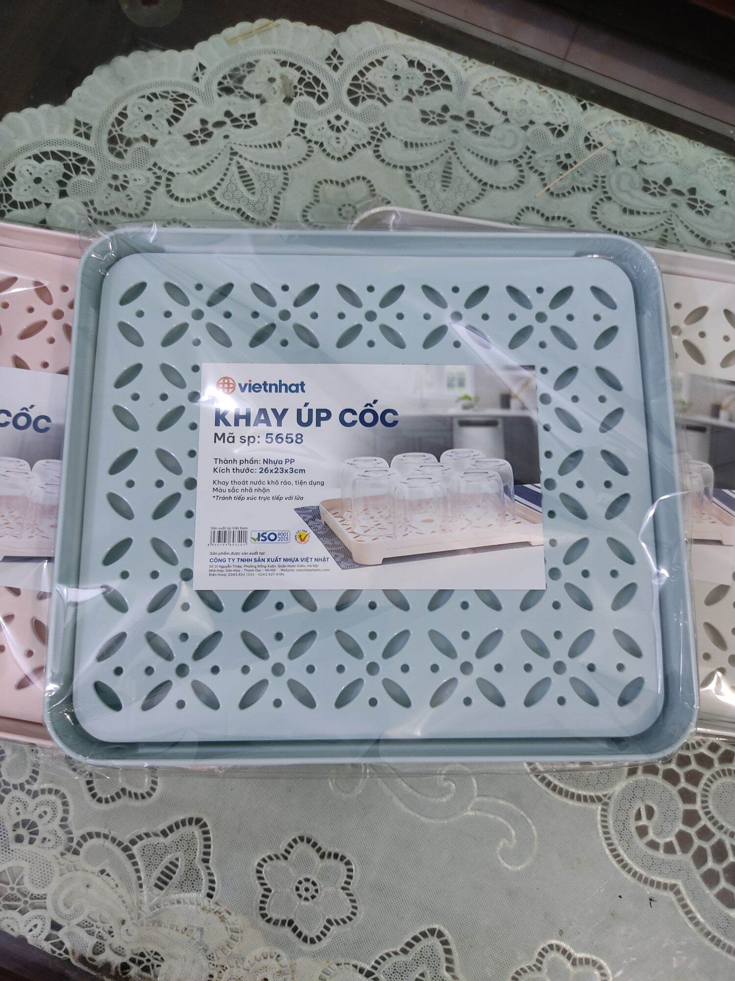 Khay úp cốc, chén 2 lớp hàng Cao cấp việt nhật