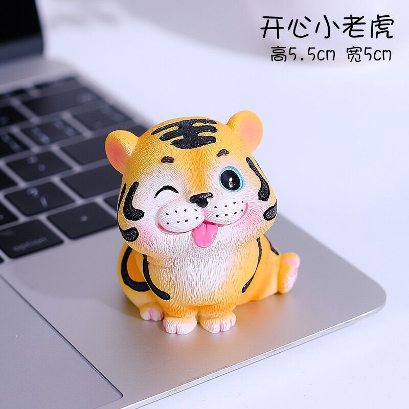 Bộ 4 chú hổ con mini trang trí