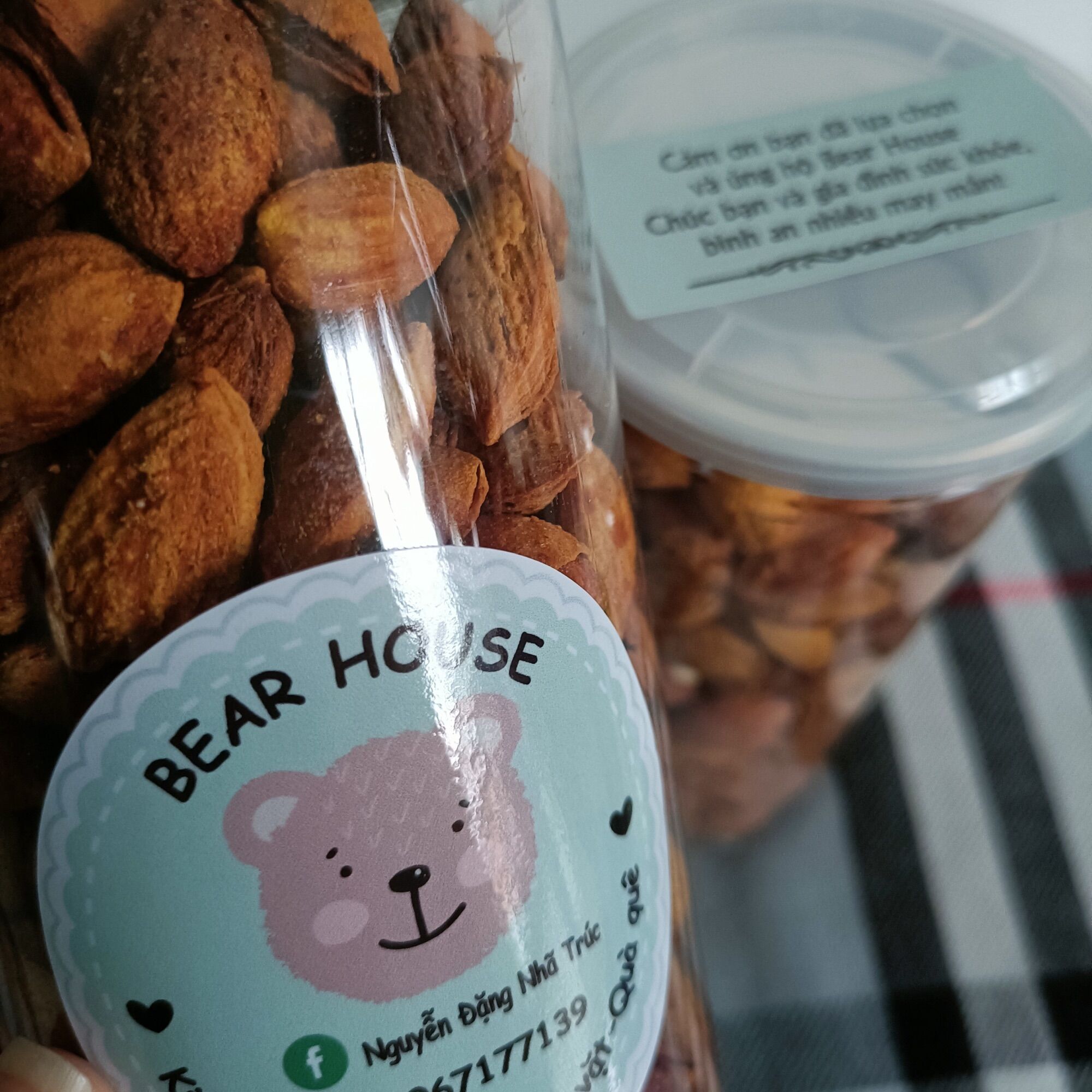 Hạnh nhân rang bơ vỏ mỏng hộp 500gram