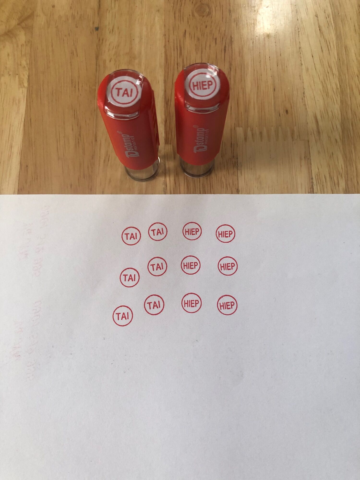 Dấu tròn nhỏ 9mm