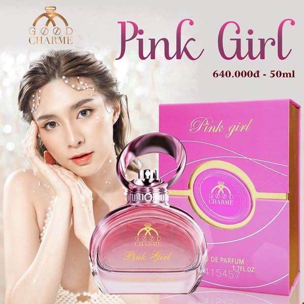 Nước Hoa Nữ Cao Cấp GOOD CHARME PINK GIRL 50ml Lưu Hương Lâu Phong Cách Ngọt Ngào, Thanh, Tươi Mát Chính Hãng