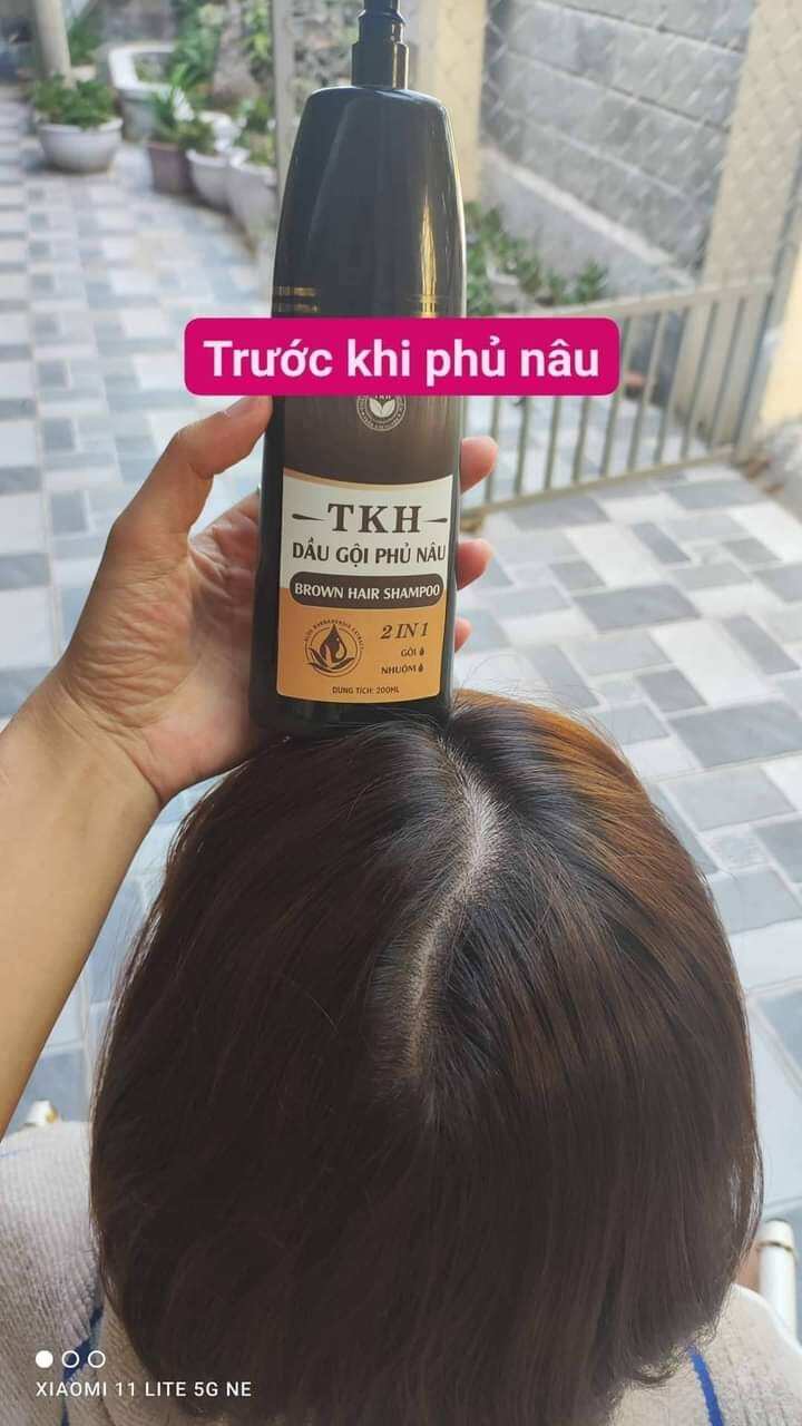 Dầu gội phủ nâu TKH