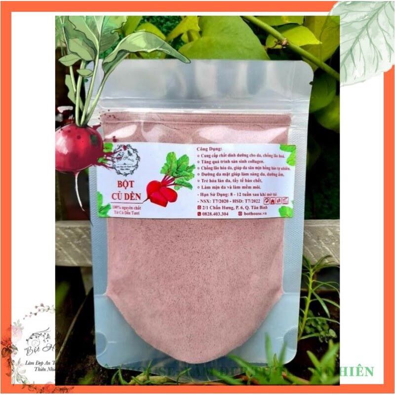 Bột củ dền đắp mặt nạ hồng da thiên nhiên