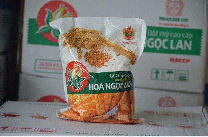 Combo 2 kg bột mì hoa ngọc lan cao cấp 58.000đ tặng kèm một gói men nở.