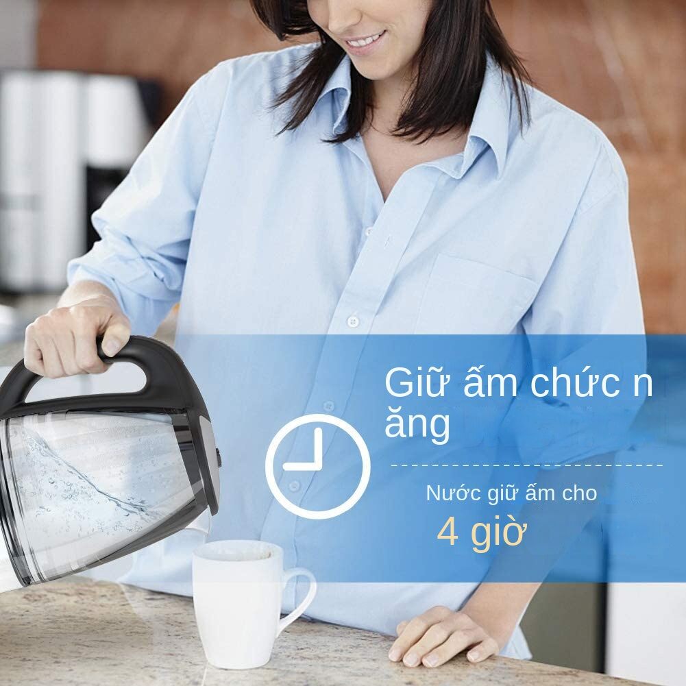DEVISIB Electric Kettle Temperature Control 4Hours Keep Warm 2L Glass Tea Coffee Hot Water Boiler Food Grade 304 Stainless Steel