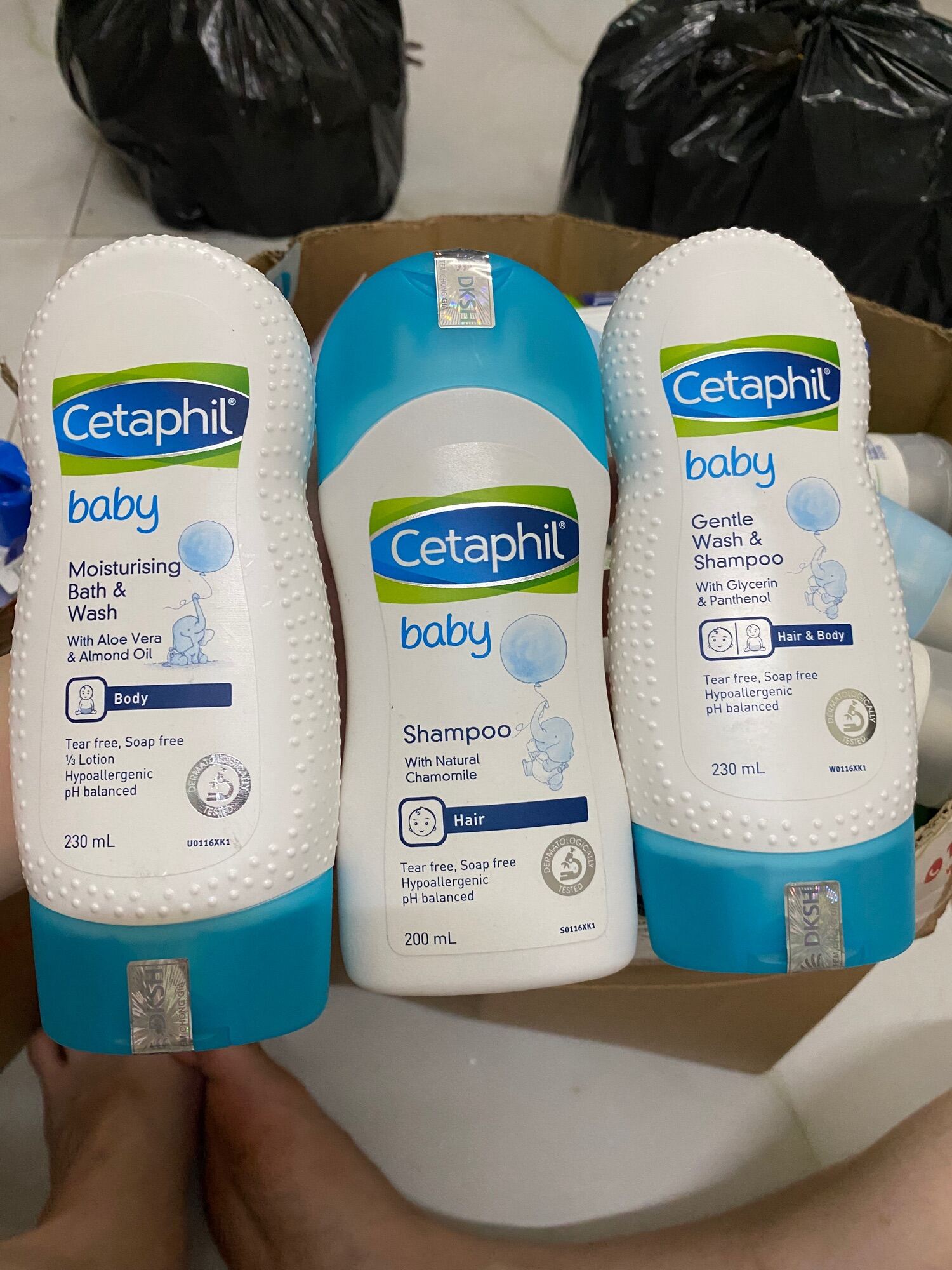 TẮM GỘI toàn thân CETAPHIL dành cho trẻ em 230ml