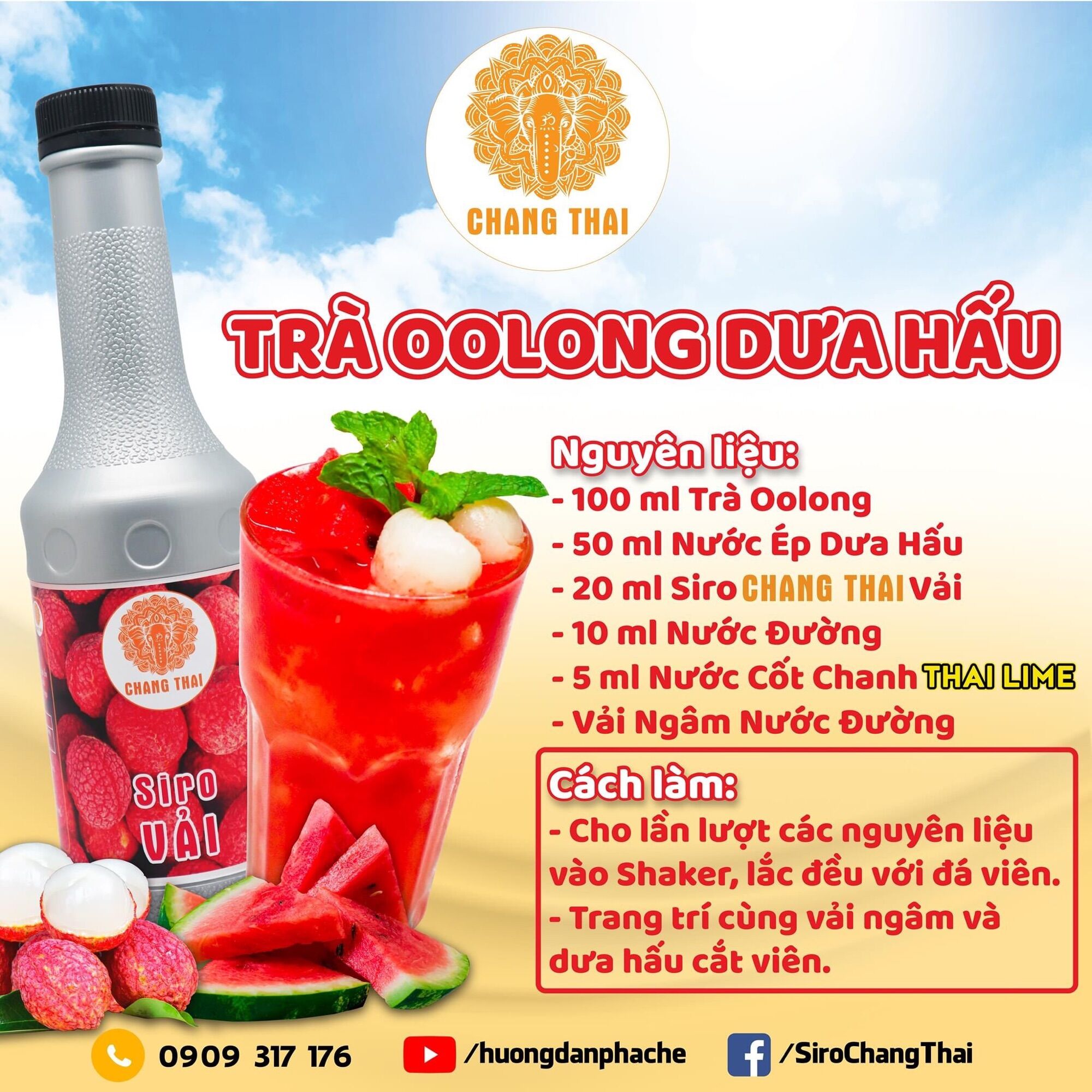 Siro Chang Thai 1000ml