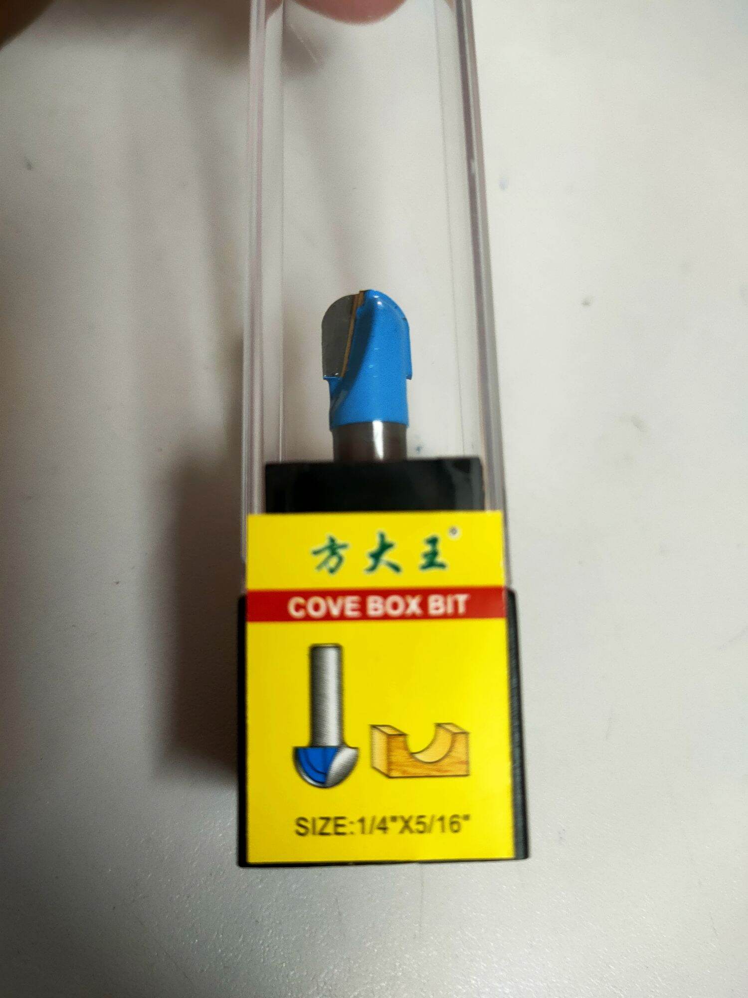 Mũi phay gỗ đào cao cấp cốt 6.35mm đầu 8mm hiệu Favi chính hãng, mũi soi gỗ phay alu, mũi router đào chuyên ngành gỗ